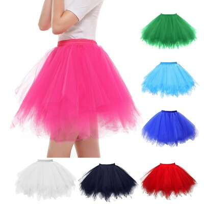 Women High Quality Pleated Gauze Short Skirt Adult Fashion Tutu Dancing Skirts $12.99