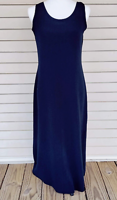#ad Tank Maxi Dress Women#x27;s Black Medium Long Summer LBD Stretchy Knit $12.97