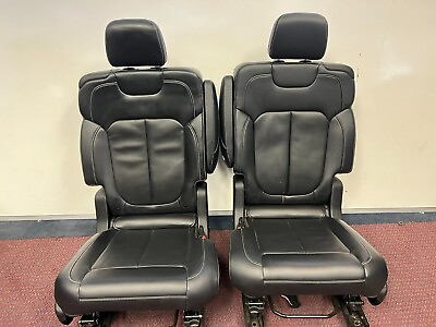 #ad 2021 JEEP GRAND CHEROKEE L REAR BUCKET SEATS 2ND ROW BLACK IN COLOR $750.00