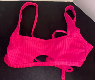 Xhilaration Pink Bikini Swim Top Size S Small $4.99