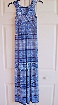 #ad Ladies Petite Maxie Dress Blue Size Small Petite Covington Blue $39.60