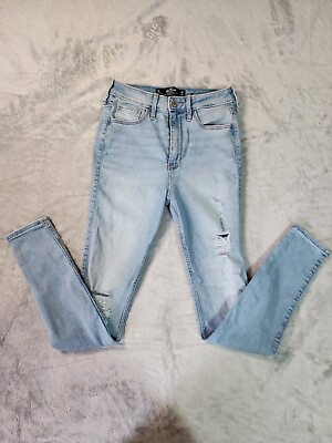 #ad Hollister Ultra High Rise Jean#x27;s Junior Size 3L $8.99