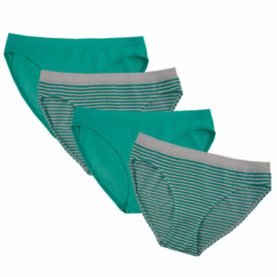 #ad FEM Girl Seamless Bikini Panties for Girls 4 Pack $17.99