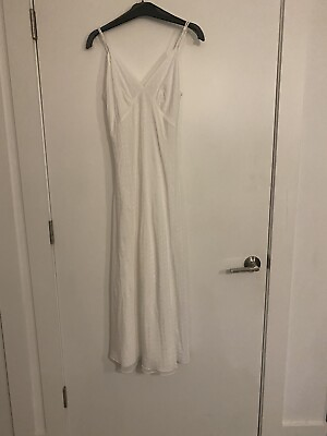 Zara Long White Dress Small $25.00