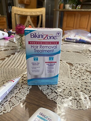 #ad Bikini Zone Hair Removal Inhibitor Treatment 2oz amp; 1oz $10.00