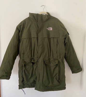 #ad Men#x27;s The North Face Hyvent McMurdo Jacket Goose Down Parka Rare Green X LARGE $135.00