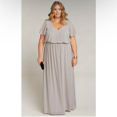 #ad Show Me Your Mumu Michelle Flutter Maxi Dress Size 3X $90.00