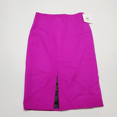 Ellen Tracey Women Purple Lined Pencil Skirt Knee Size 2 NWT $80 $14.99