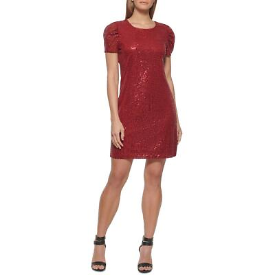 #ad DKNY Womens Sequined Mini Formal Cocktail and Party Dress BHFO 6199 $18.99