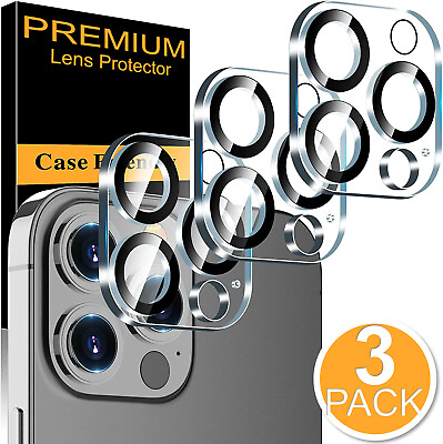 3x For iPhone 15 14 13 12 11 Pro Max Tempered Glass Camera Lens Cover Protector $5.61