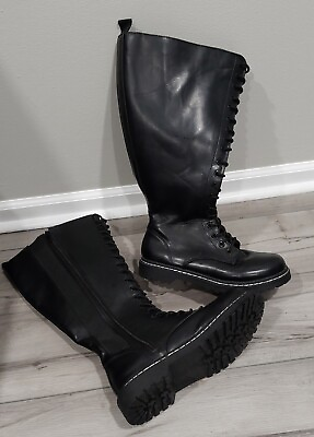 #ad boots black Size 10 $55.00