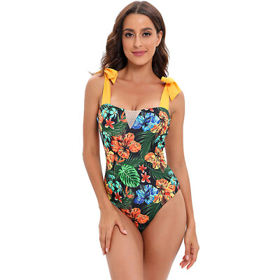 #ad 2022Women#x27;s Bathing Suit One Piece Swimsuit Bikini Adjustable Strap $27.99