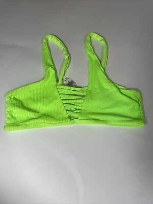 #ad Tinibikini Keylime Green Swim Top XS NEW NWOT B054 $15.00