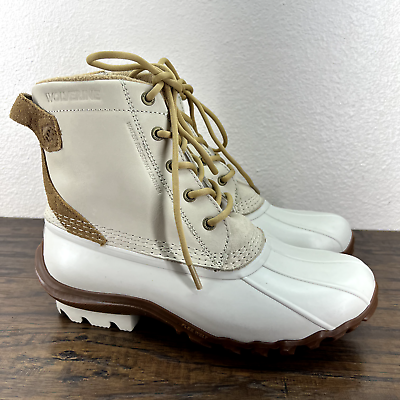 #ad Wolverine Womens Boots Size 10 M Torrent Duck Snow Outdoor Waterproof Ivory Tan $34.88