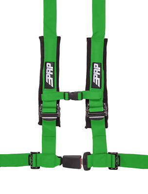 PRP 4.2 Green 4 Point Adjustable 2quot; Belt Harness With Auto Style Latch $99.99