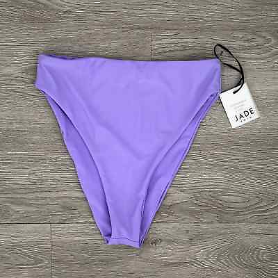 #ad NWT JADE SWIM Incline Bikini Bottoms High Waist in Lavender Size XS $45.00