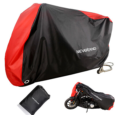 Large Waterproof Motorcycle Cover Red For Kawasaki Ninja 250 300 500 650 R 1000 $18.29