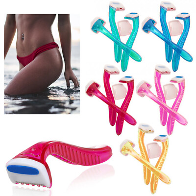 #ad 18 Pc Womens Bikini Line Razors Shave Brazilian Hair Shaver Trimmer Legs Arms $24.92