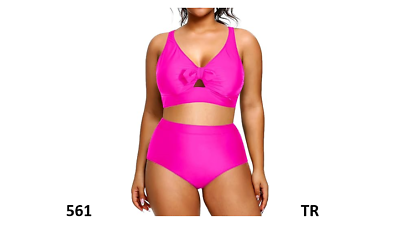 #ad Daci Women 2 Piece Swimsuit High Waisted Bikini Bottom Tummy Control Plus 20W $27.19