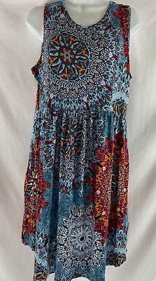 #ad Summer Dresses for Women Beach Floral Tshirt Sundress Casual Size 2XL $18.90