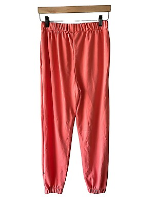 #ad #ad Circle X Nordstrom Size M Cozy Jogger Sweatpants in Coral Pink $31.43