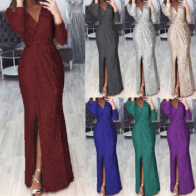 #ad Women Formal Wedding Evening PartyCocktail Bridesmaid Prom Ball Gown Maxi Dress‹ $20.59