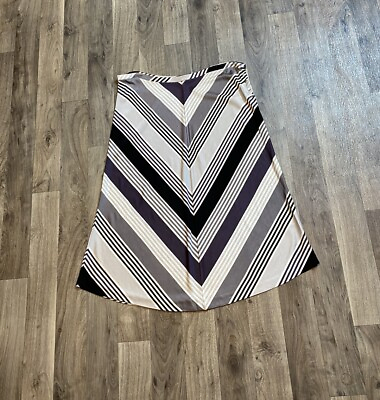 #ad Banana Republic Striped Midi Skirt Size 6 $19.00