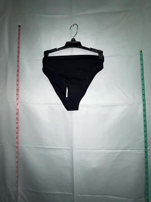 #ad Black High Waisted Bikini Bottoms Size 8 NWOT $8.16
