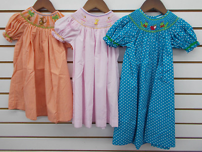 #ad Infant Toddler Girls Mom amp; Me Assorted Hand Smocked Dresses Sizes 12Months 6 $27.88