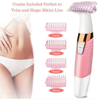#ad #ad Electric Precision Bikini Trimmer Lady Shaver Razor Body Pubic Hair Removal Cut $29.80