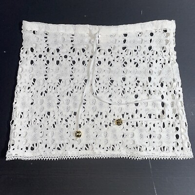 #ad Milly Cabana Womens Crochet Mini Skirt Size XS $22.99