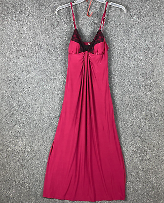 Ambrielle Dress Maxi Women#x27;s Medium Hot Pink Sleeveless Polyester Blend $18.00
