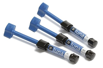#ad 3 x Dental SDI LUNA Nano Hybrid Enamel Composite 4g A1 A2 A3 A3.5 ANY THREE $48.58