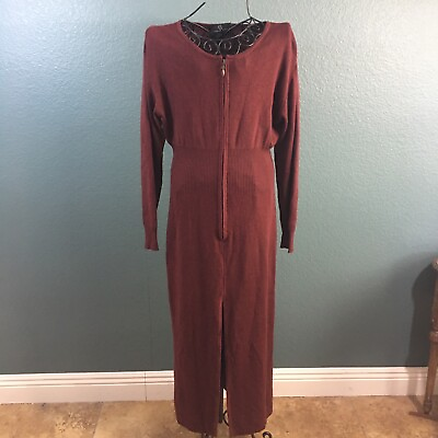 Carole Little Dresses Women’s long Sleeve Dress maroon Size L $25.99