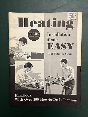 #ad Vintage Sears Roebuck amp; Co. Heating Installation Made Easy Handbook Paperback $8.99