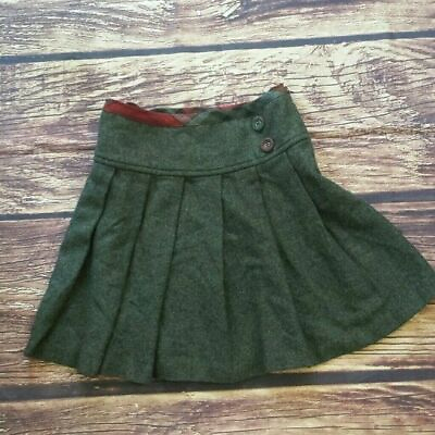 Juste Cle gray pleated wool skirts girls size 4 amp; 5 $18.00