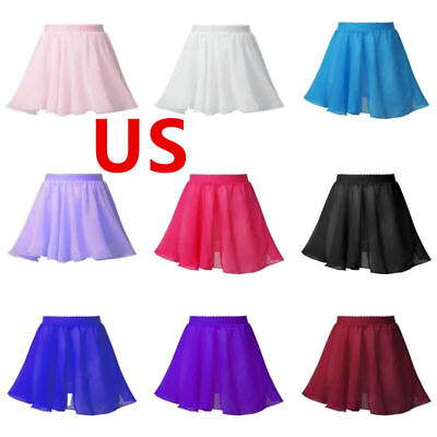 #ad US Girls Mini Skirts Sequins Tutu Elastic Waist Hip Hop Jazz Modern Dance Dress $7.53