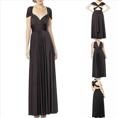 #ad Women Evening Party Gown Prom Bridesmaid Long Maxi Dress Wedding Formal Dress US $24.39