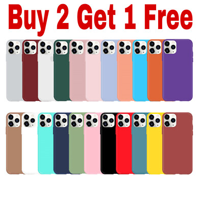 For iPhone 12 Pro Max 12 11 Pro Max Mini X XS Max Silicone Case Shockproof Cover $5.95