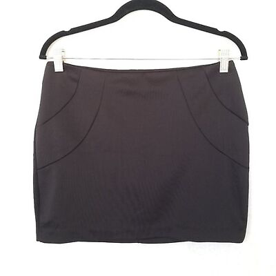#ad FOREVER 21 Basic Black Mini Stretch Skirt Medium $18.99