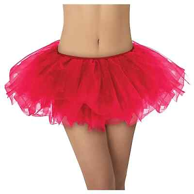 #ad Tutu Skirt Women#x27;s Non See through Costume Skirt Red Adult One Size $16.98