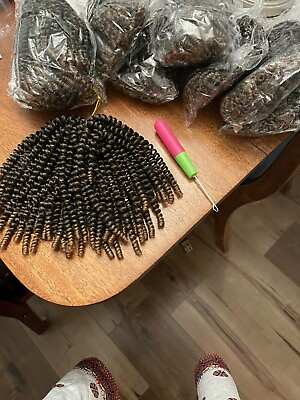Womens Crochet Hair Jaystar 8” Pretwisted Passion Spring Twists $4.75