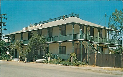 Chrome Postcard CA E204 Hotel Temecula Victorian Architecture Rising Sun Street $5.00
