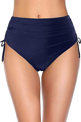 Holipick Women High Waisted Bikini Bottoms Full Coverage Swim Bottom Tummy Contr $66.87