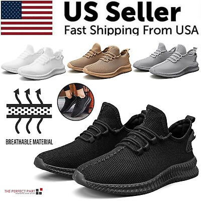 Running Shoes Sneakers Casual Men#x27;s Outdoor Athletic Jogging Sports Tennis Gym $19.99