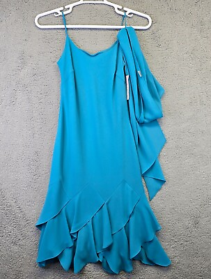 #ad #ad Papell Boutique Evening Dress Women’s 4 Blue Formal Cocktail Dance Nordstrom $28.20