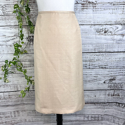 #ad Collections by Le Suit Skirt size 16 Gold Sparkle Shimmery Straight Knee Wedding $24.97