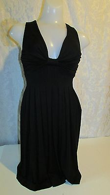 #ad Robert Rodriguez Sleeveless Petaled Dress Black Size XS Cocktail Dress $22.99