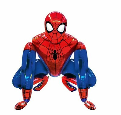 Superhero Spiderman Marvel 3D Stand Airwalker Balloon Medium Size Birthday Party $4.99
