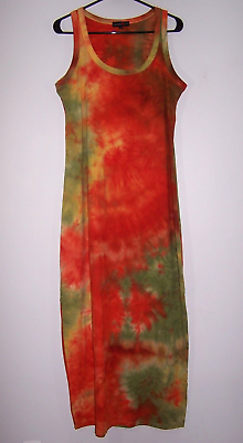 #ad Absolutely Love It Sleeveless Tie Dye Stretch Knit Maxi Dress Size 1X $19.00